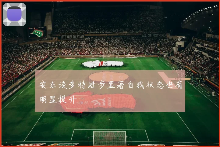 安东谈多特进步显著自我状态也有明显提升